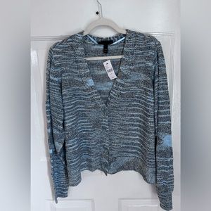 Lane Bryant button down sweater